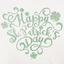 Load image into Gallery viewer, J8678 Happy St. Patrick's Day (Green Nailhead)